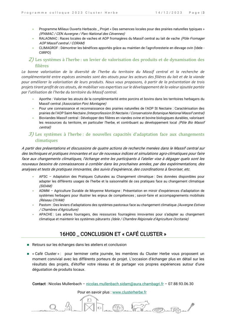 Programme V2-3